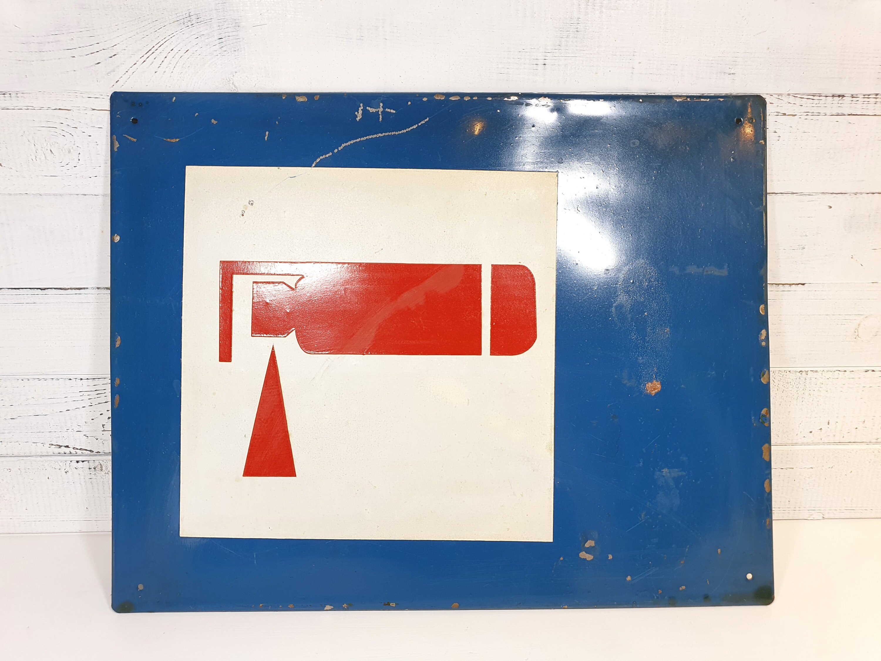 Vintage Safety Sign Fire Extinguisher Tin Sign Industrial Etsy