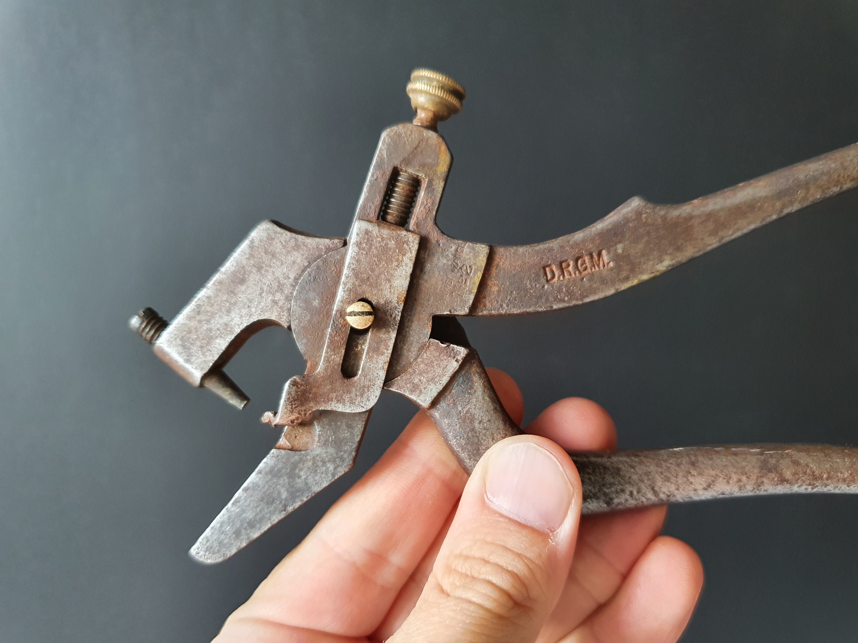 Old German Tool Schmidt Zange Nº2 D.R.G.M. Vintage Saw Set Etsy