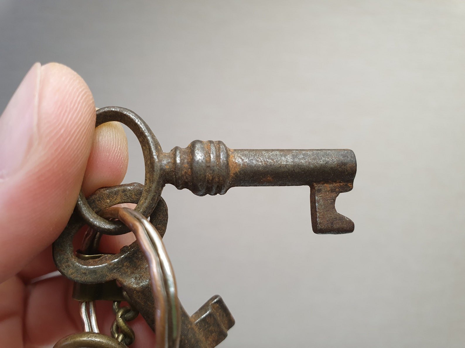 Antique Small Keys Set With Very Rare Antique Key Carabiner Etsy