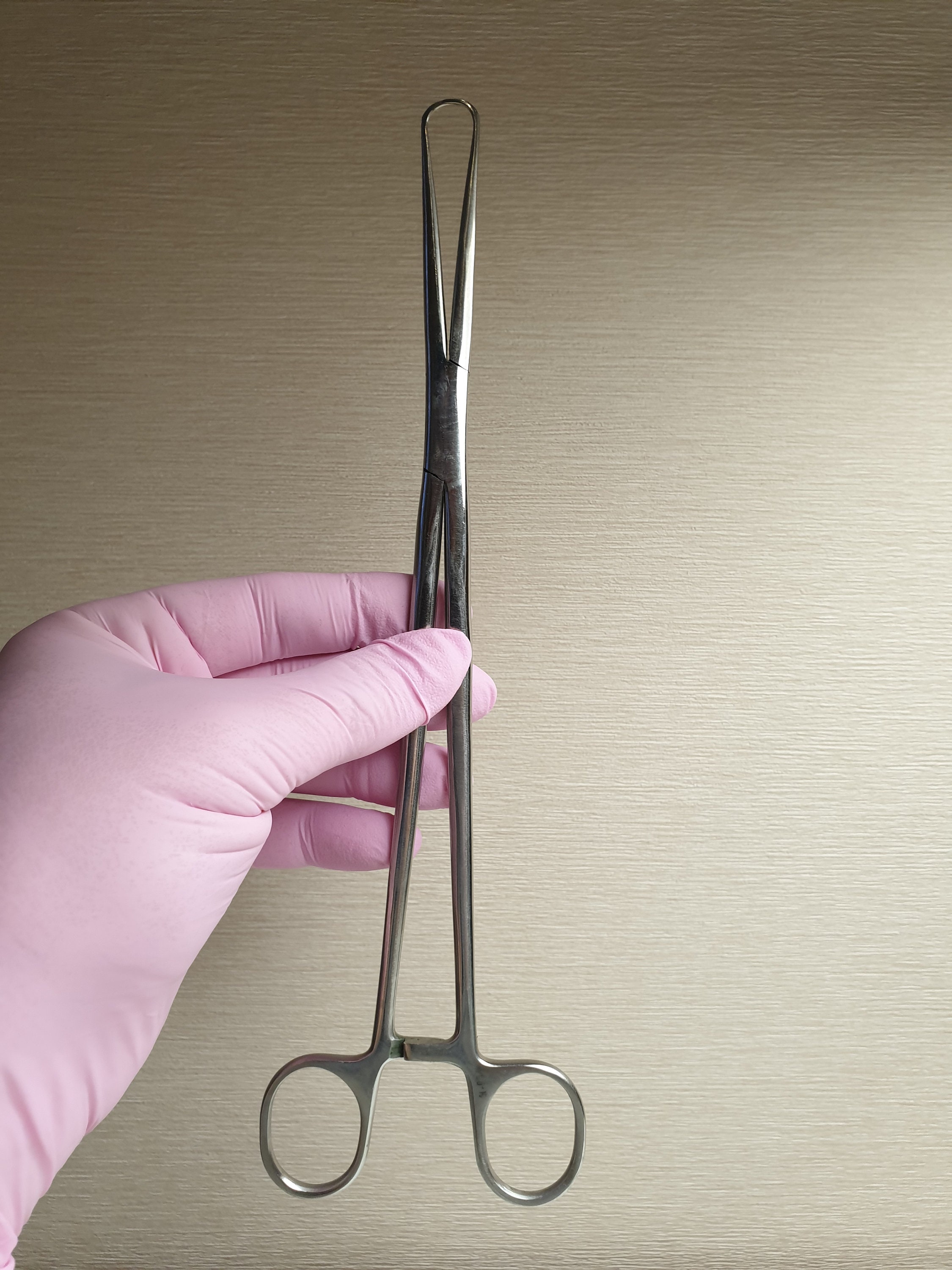 Vintage surgery Forceps, Uterine Tenaculum, Stainless Steel forceps