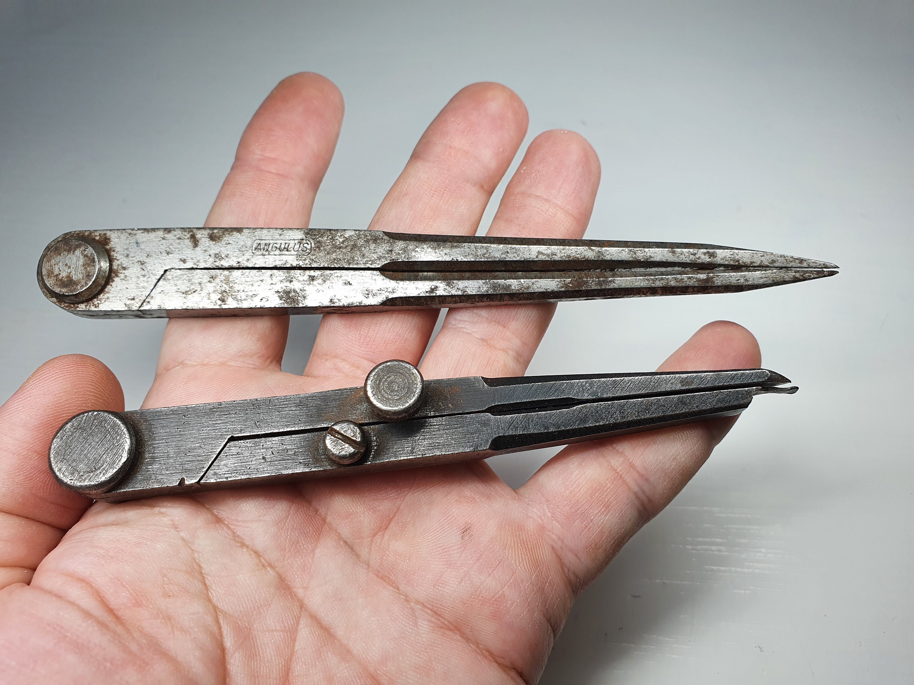 Vintage Divider Tools Antique Measuring Divider Collectible Etsy