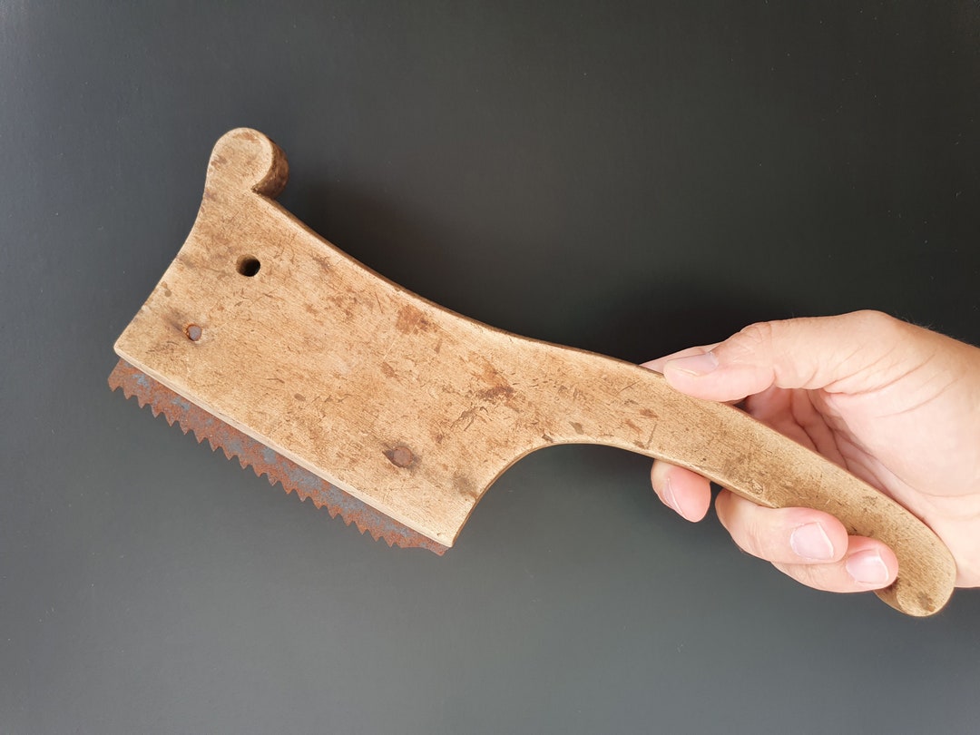 Antique Wooden Hand Saw Small Hand Saw Old Carpenter Tool Etsy