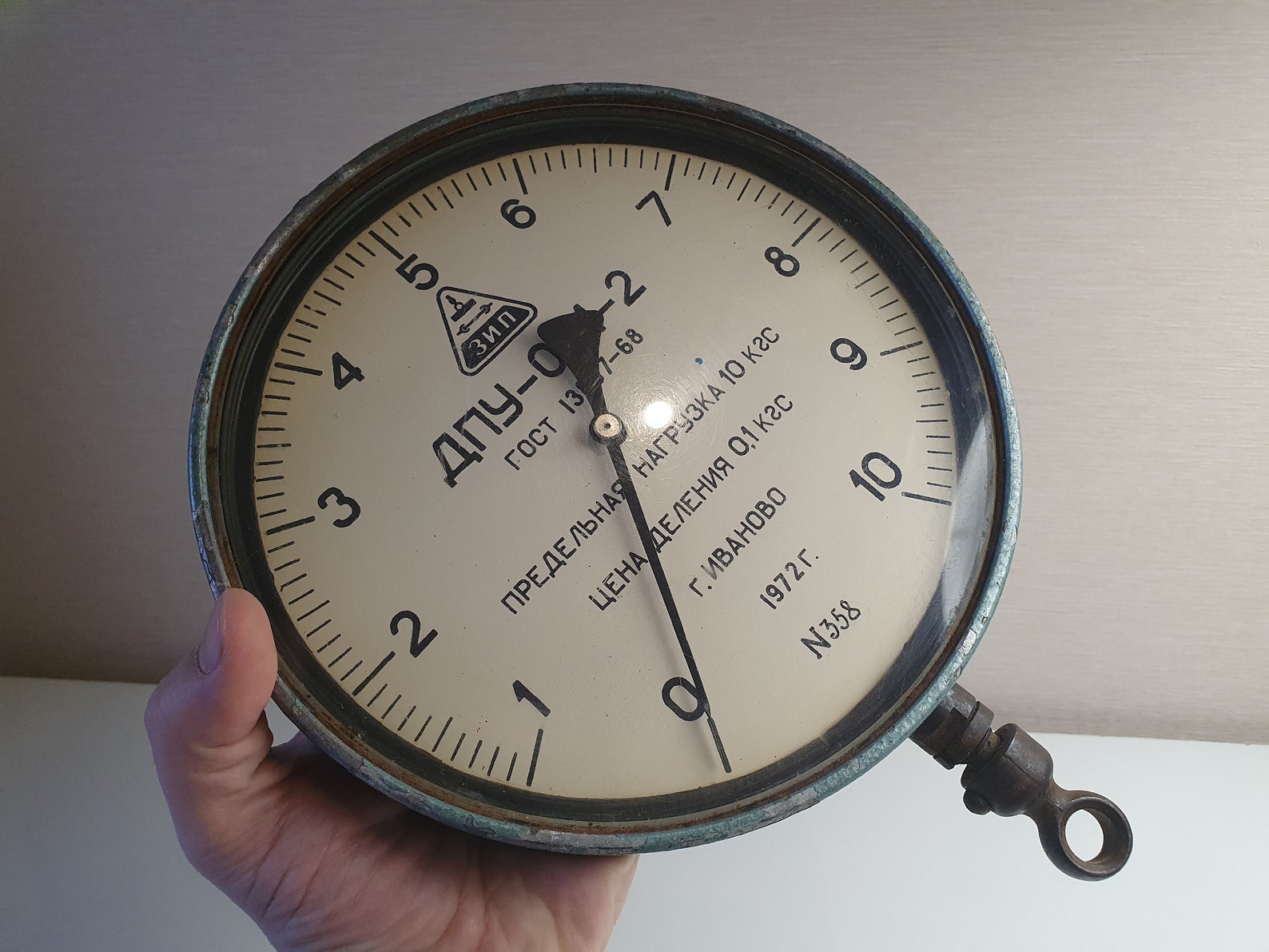 Vintage Industrial Scale Rare Soviet Scale Gauge Manometer Etsy