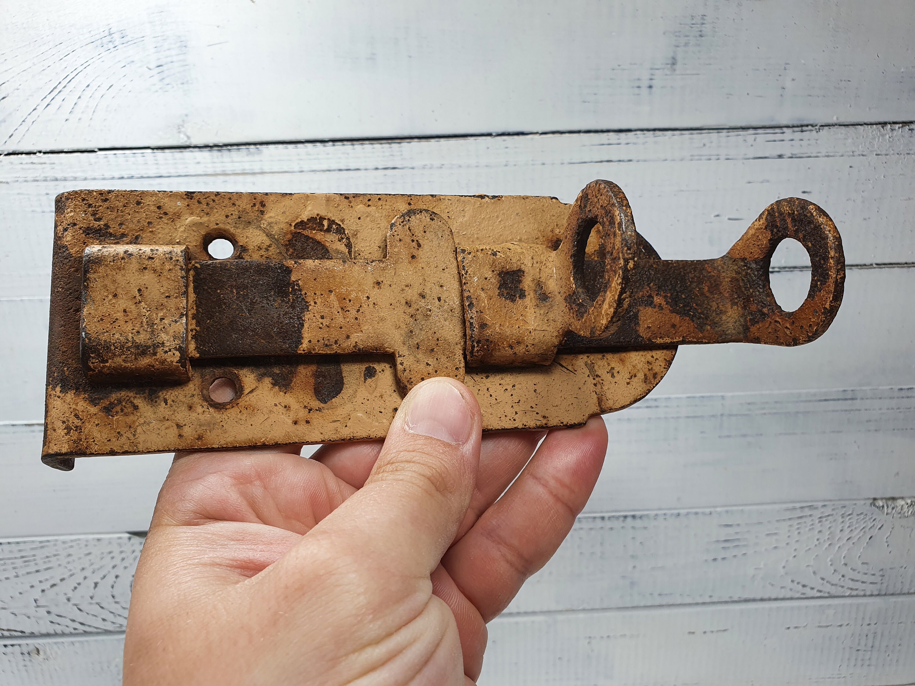 Vintage Door Latch Metal Door Latch Rustic Barn Style Latch Etsy