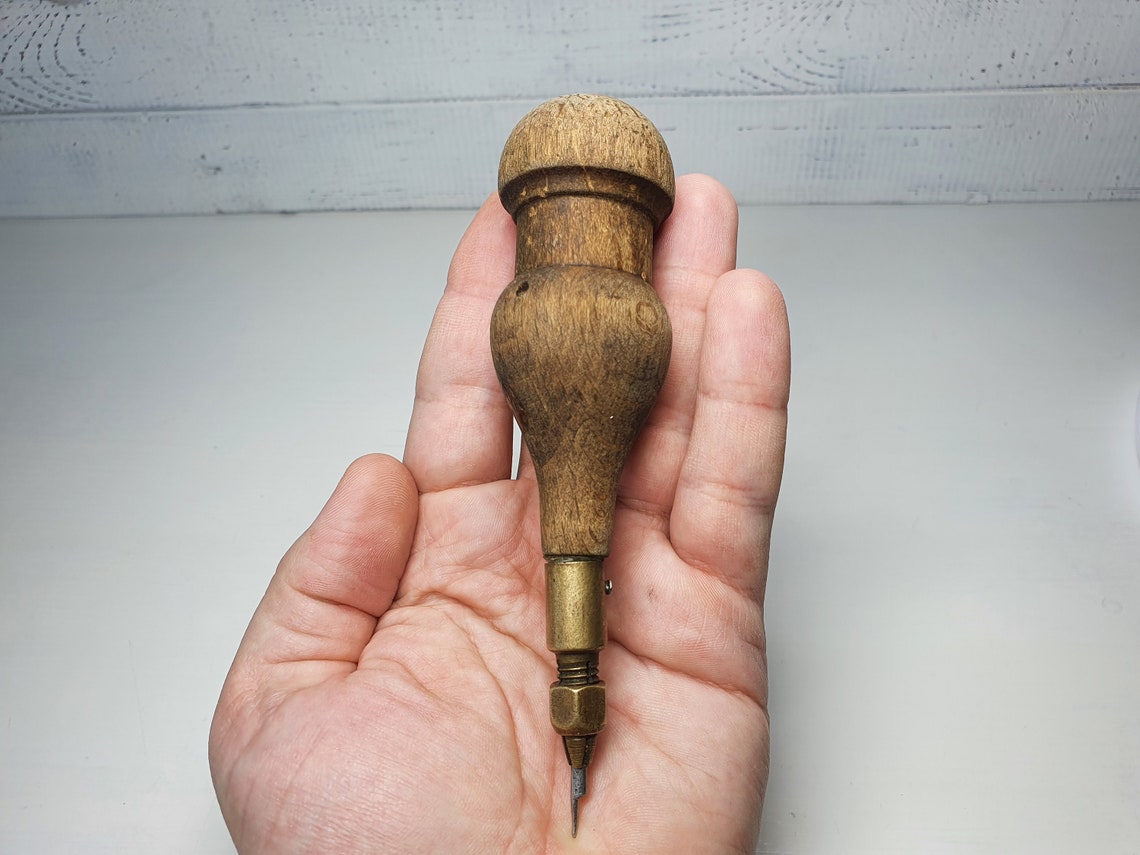 Antique Awl Tool Vintage Awl Cobbler Tool Collectible Etsy