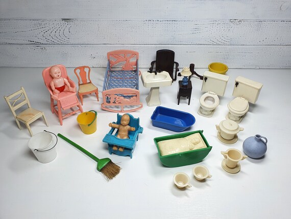 plastic dollhouse furniture