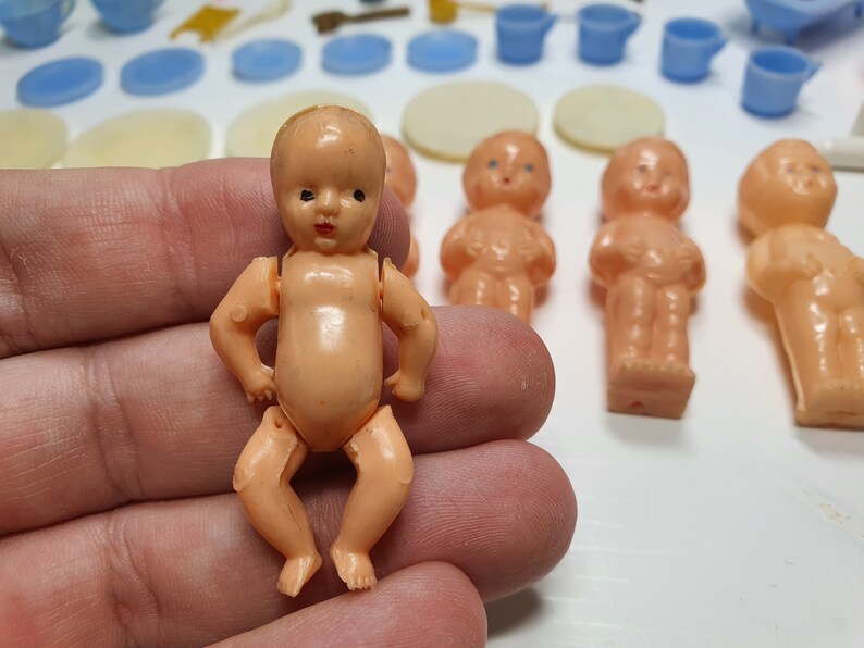 Vintage Plastic Doll House Miniatures Made in Hong Kong Etsy