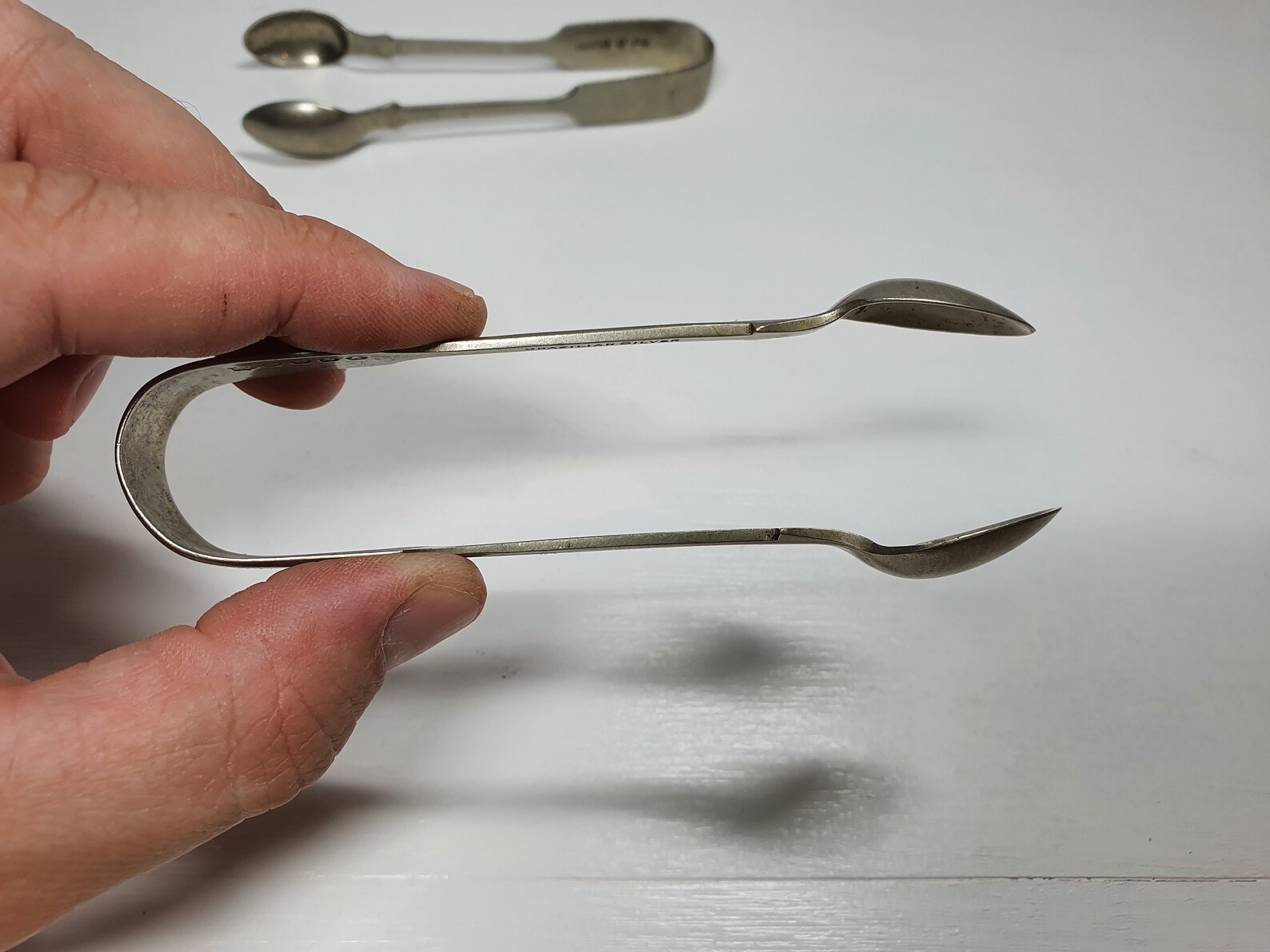 Pair of Vintage Sugar Tongs Brazilian Silver Sugar Tongs by Etsy