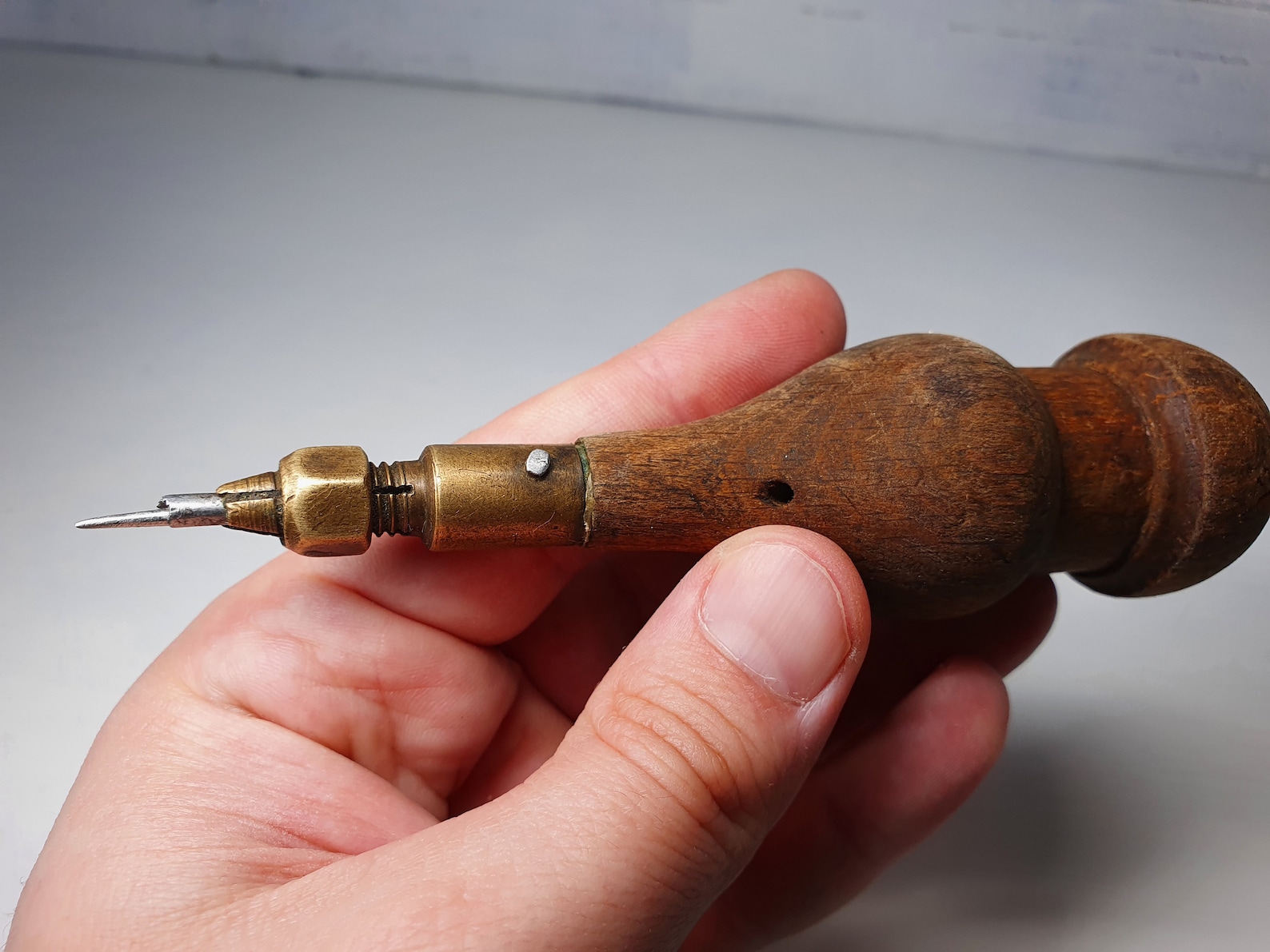 Antique Awl Tool Vintage Awl Cobbler Tool Collectible Etsy