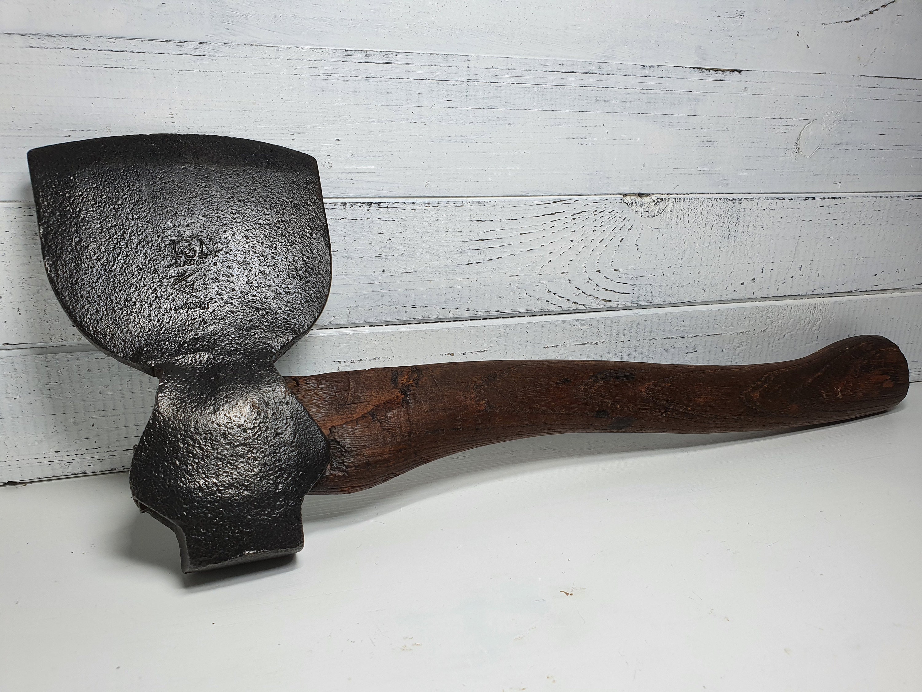 Antique or Vintage Axe with Maker's Mark N21 axe British Etsy