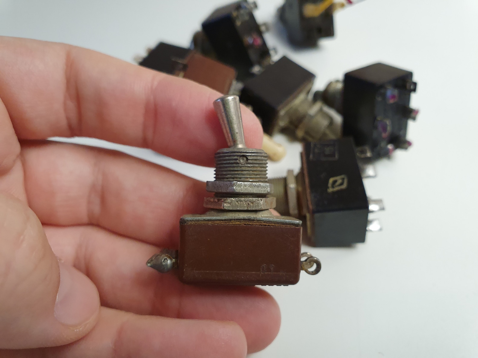 Vintage On/off Toggle Switch Set of 8 Vintage Switches Old - Etsy