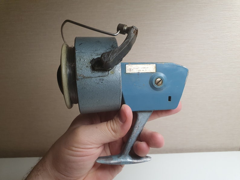 Old fishing reels Soviet Era Spinning fishing reel Rare Soviet fishing reel Vintage fishing reel dolphin USSR Fishing Fly fishing reel