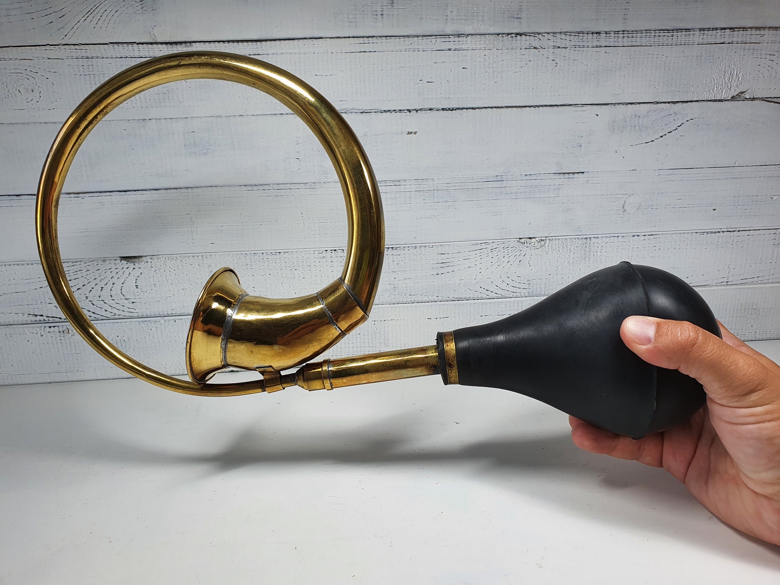 Rare Vintage Bicycle horn / Car Horn with Working Black Rubber Etsy