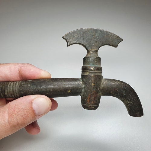 Antique brass barrel shops tap, Scandinavian barrel tap, wine barrel tap, beer barrel tap, Antique Brass Spigot, Antique patina Solid Brass Spigot
