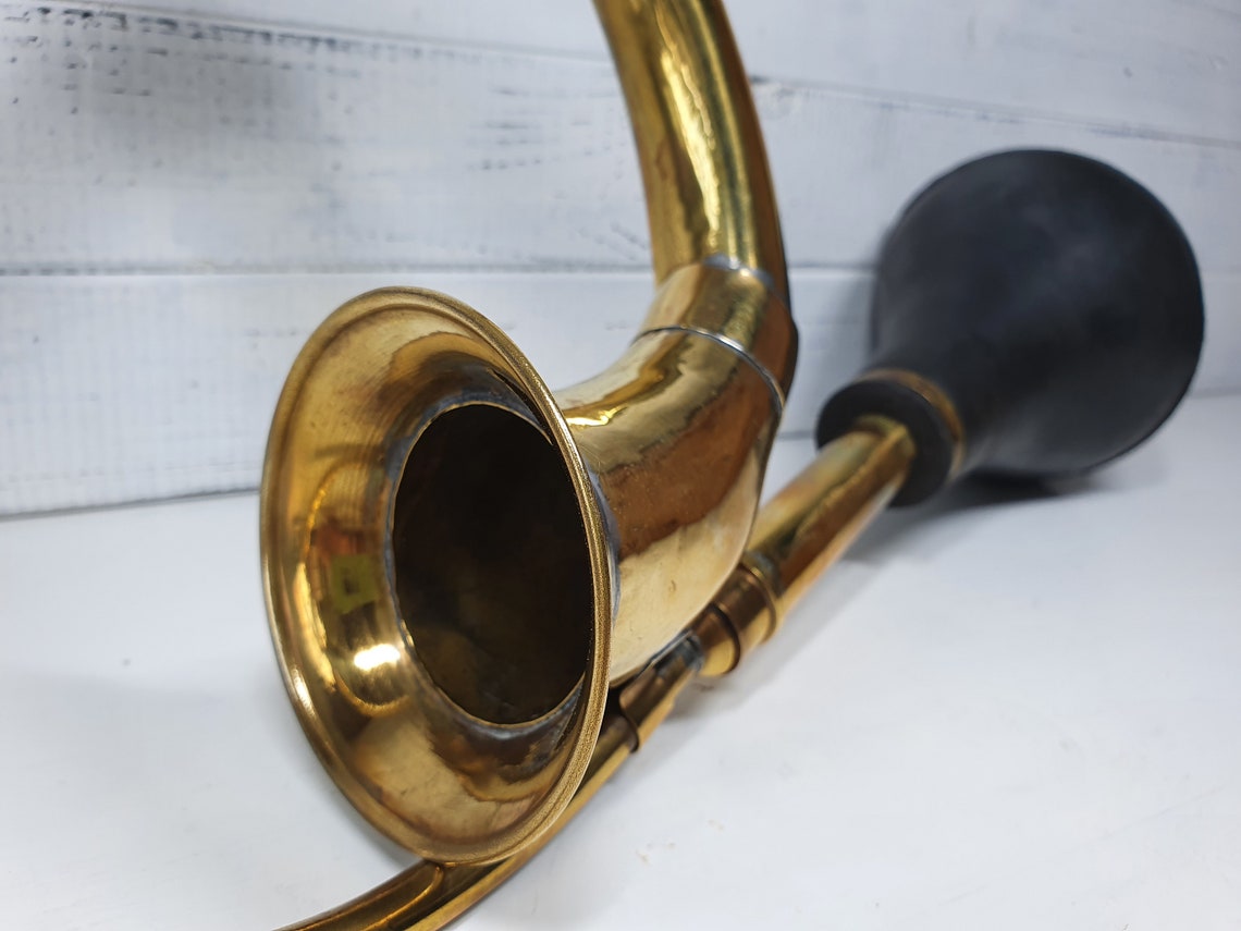 Rare Vintage Bicycle horn / Car Horn with Working Black Rubber Etsy