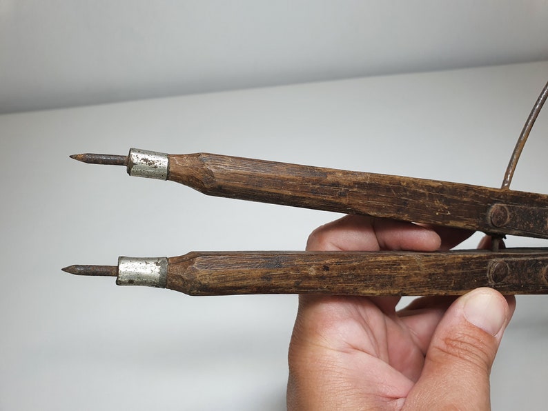 Divider Tool Antique Measuring Divider Collectible Tool Etsy