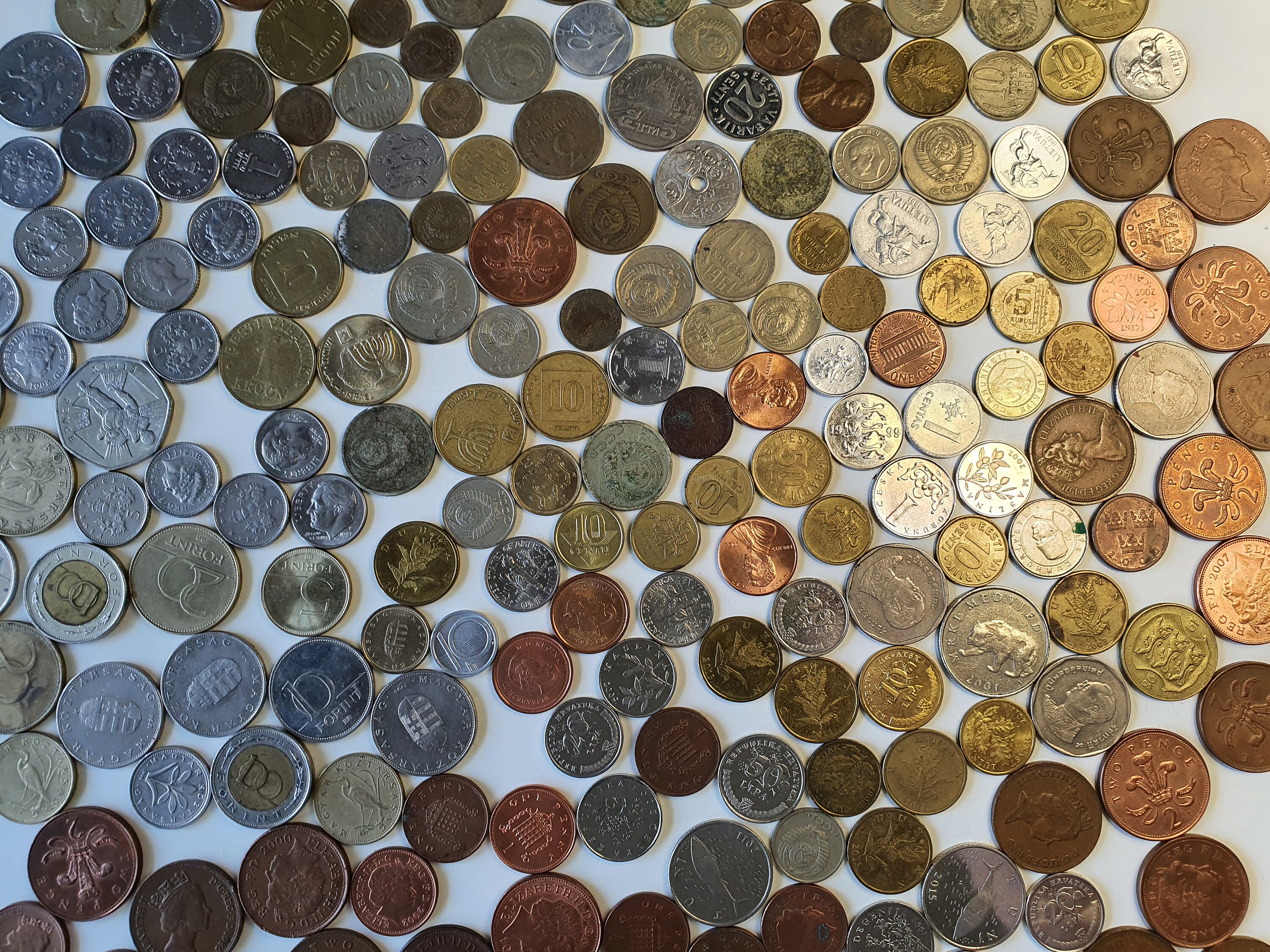 Viele Vintage-Münzen Vintage-Geld Sammlergeld Geld für | Etsy