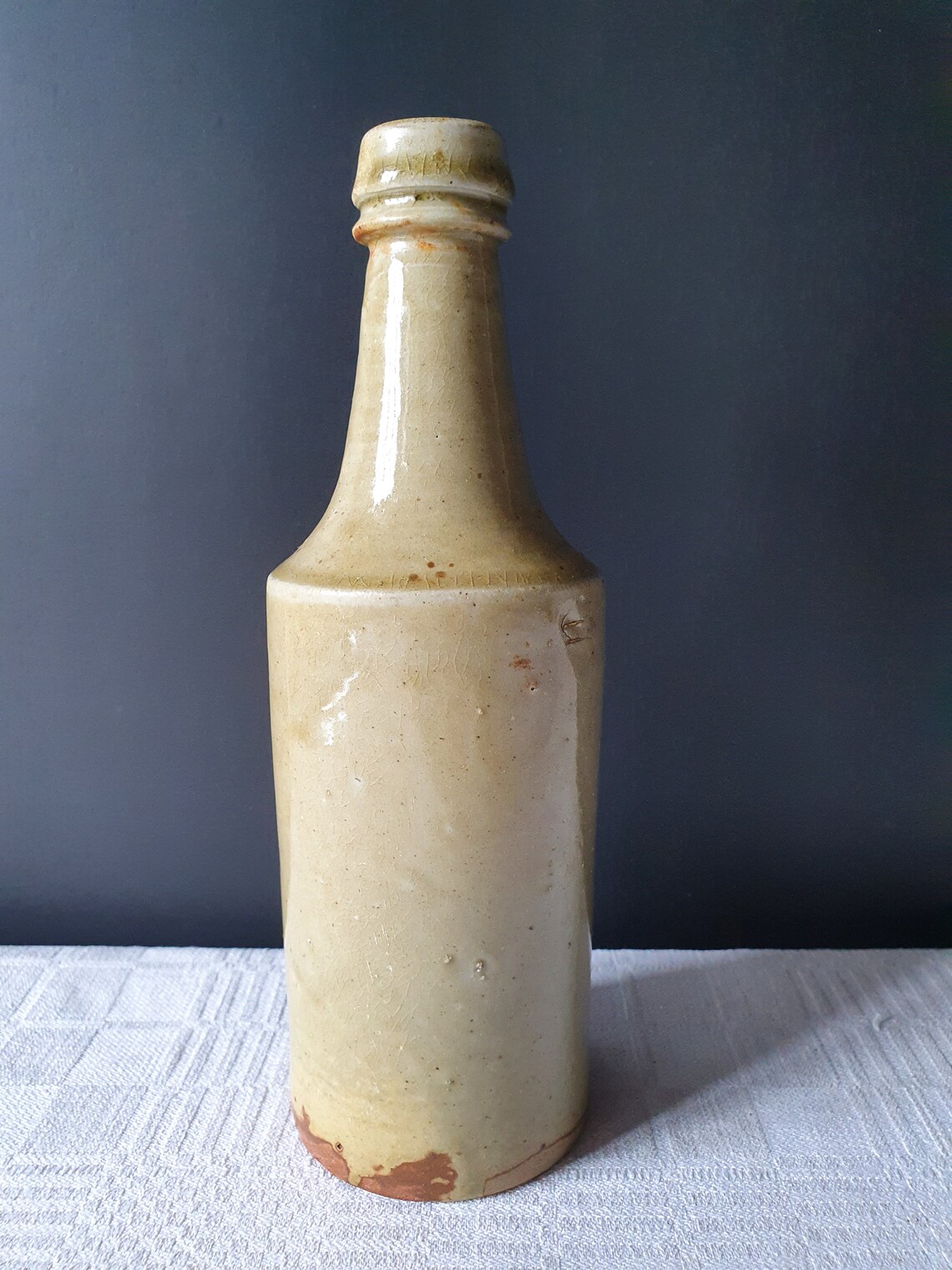 Antique Stoneware Beer Bottle Vintage Stoneware Ale Bottle Etsy