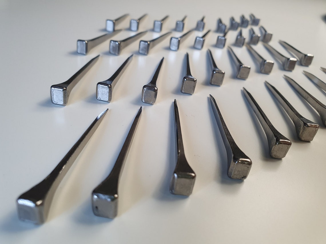 Lot of 36 Horseshoe Nails Vintage Nails Decorative Etsy