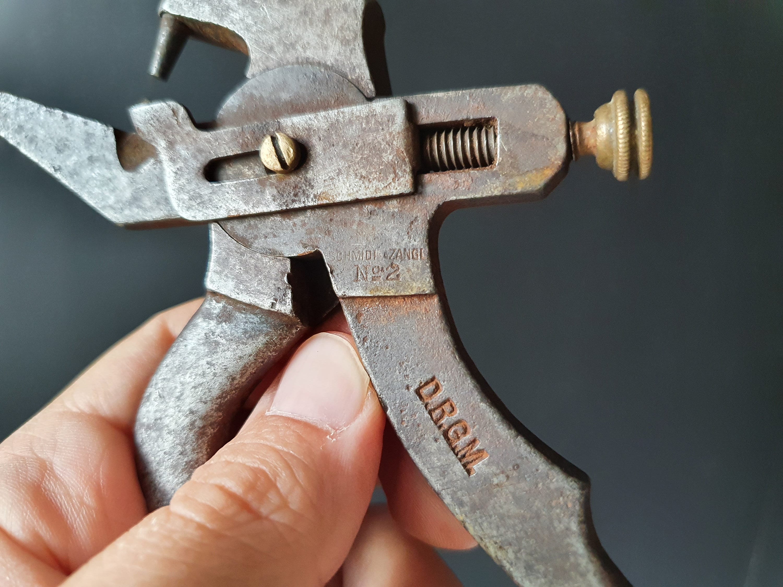 Old German Tool Schmidt Zange Nº2 D.R.G.M. Vintage Saw Set Etsy