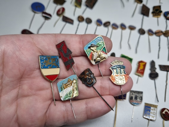 Collection of Vintage Pins Old Pins Rare Pins Collectible -  New Zealand