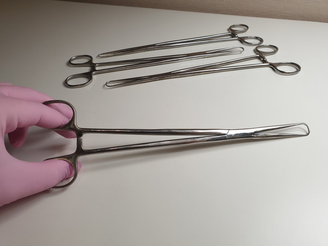 Vintage Surgery Forceps Uterine Tenaculum Stainless Steel - Etsy