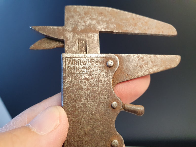 Vintage 1950's Calipers Rare Tools Vintage Caliper Tool Etsy
