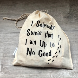 Bachelorette Party Recovery Bags//Up To No Good//Mischief Managed//Customizable Canvas Bags