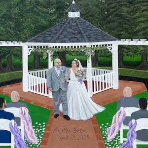 Michigan Live Wedding Painter // Retainer Fee // Detroit Event Painter