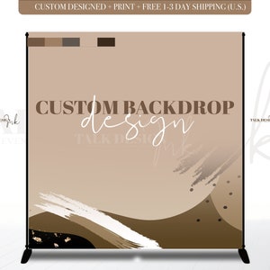 Custom Backdrop | Step and Repeat Banner | Corporate Event Banner | Custom Banner | Event Decor | Business Banner