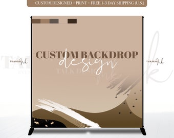 Custom Backdrop | Step and Repeat Banner | Corporate Event Banner | Custom Banner | Event Decor | Business Banner