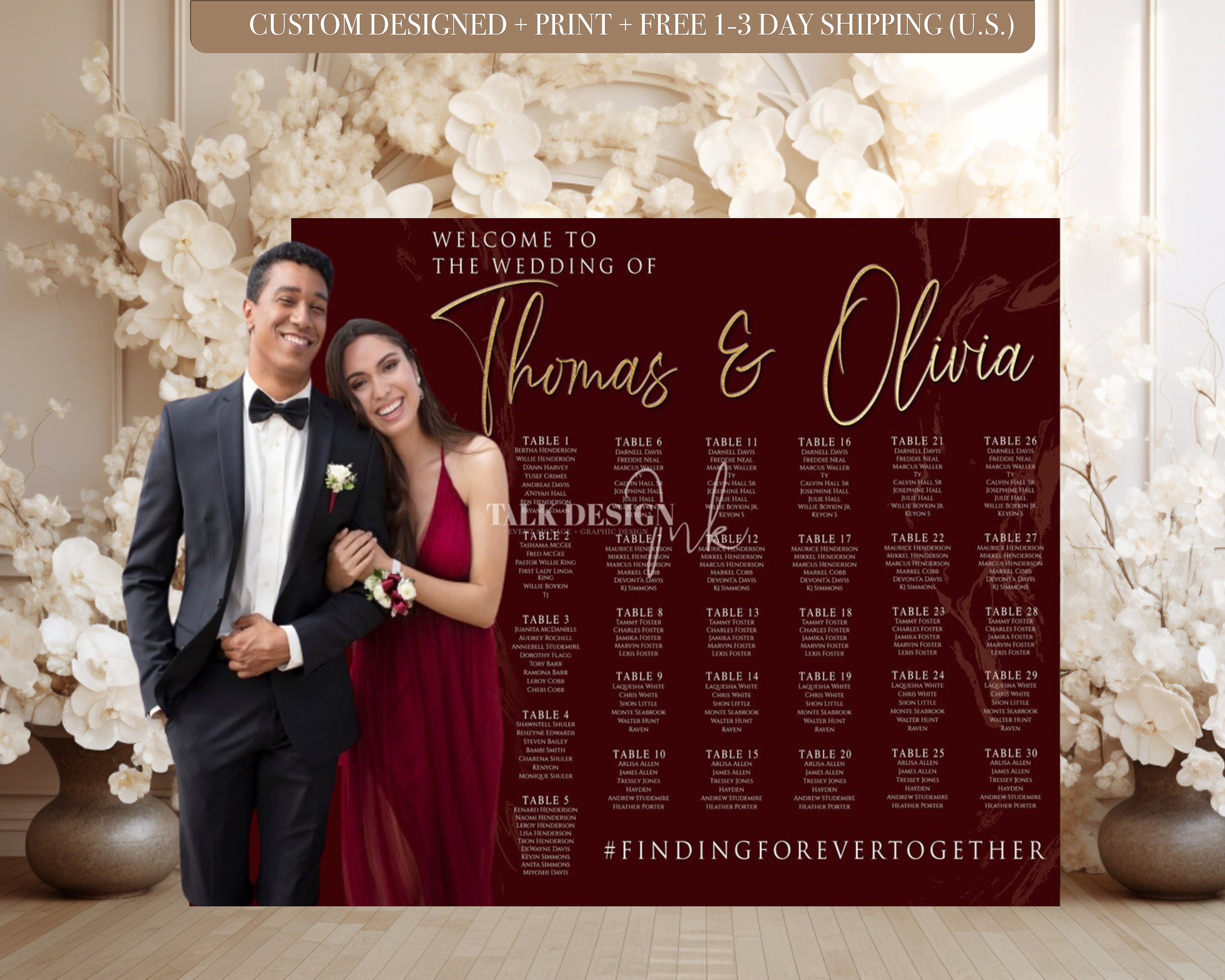 Picture Escort Board - Etsy