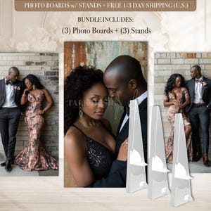Wedding Photo Board | Photo Boards with Stands | Party Photo Board | Photo Board | Custom Photo Board | Large Photo Board
