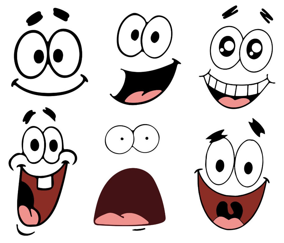 Gesicht Designs lustige Gesichter | Etsy