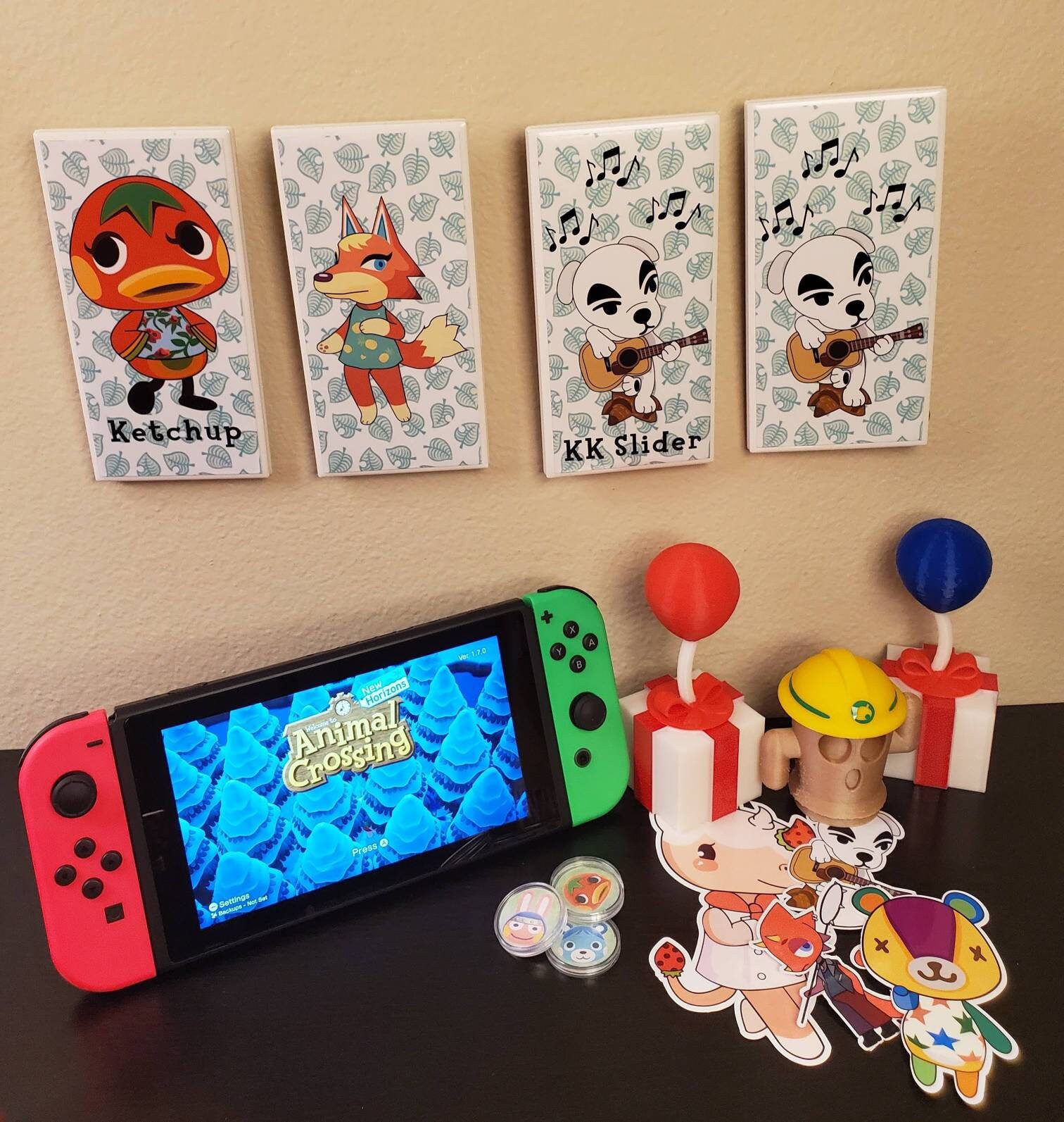 ANY Animal Crossing New Horizons Tile Art Wall Decor Fan Etsy