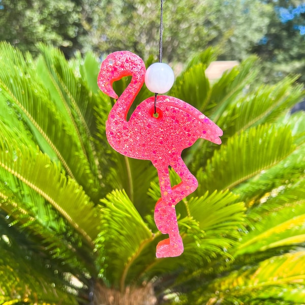 Flamingo Car Freshie, Flamingo Car Air Freshener