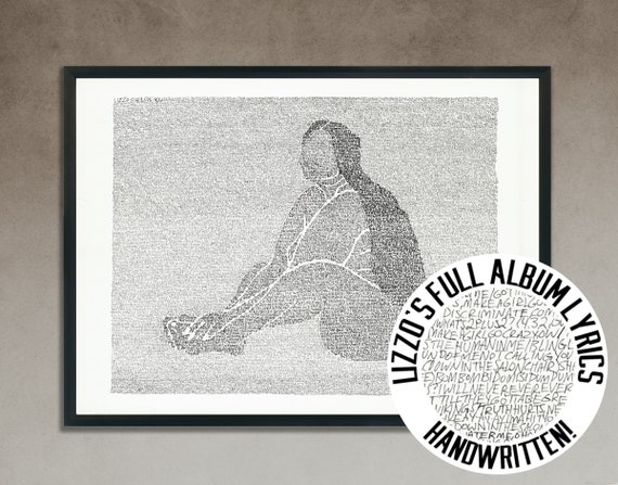 Lizzo Cuz I Love You Handwritten Album Lyrics Poster Art - Etsy Sweden