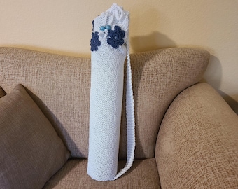 Handgebreide yogamattas