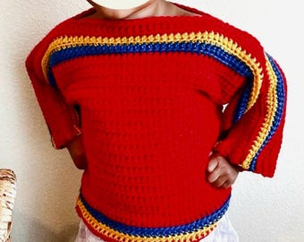 Kid&#39;s Crocheted Sweater