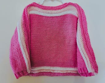 Kid&#39;s Pink Knit Sweater