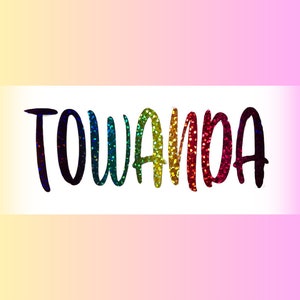 TOWANDA Fried Green Tomatoes Vinyl Decal, Comes with a duplicate decal and an extra decal from Fried Green Tomatoes, 3 decals total