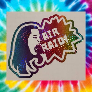Dazed and Confused AIR RAID Vinyl Sticker, Comes with a duplicate decal and an extra decal from Dazed and Confused, 3 decals total
