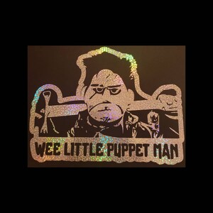 Wee Little Puppet Man BTVS Angel Decal for dark surfaces