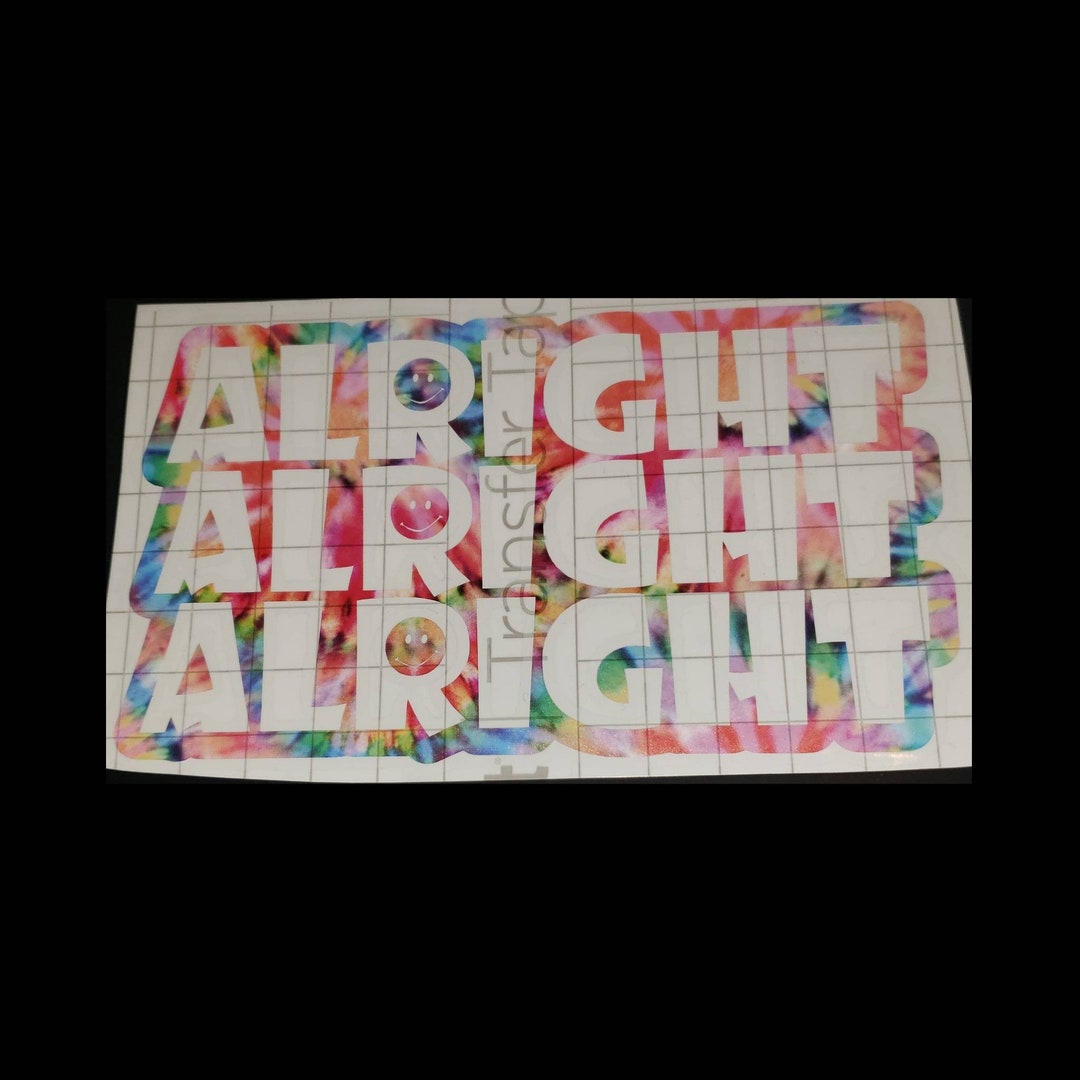 Dazed and Confused Alright Alright Alright Vinyl Sticker - Etsy