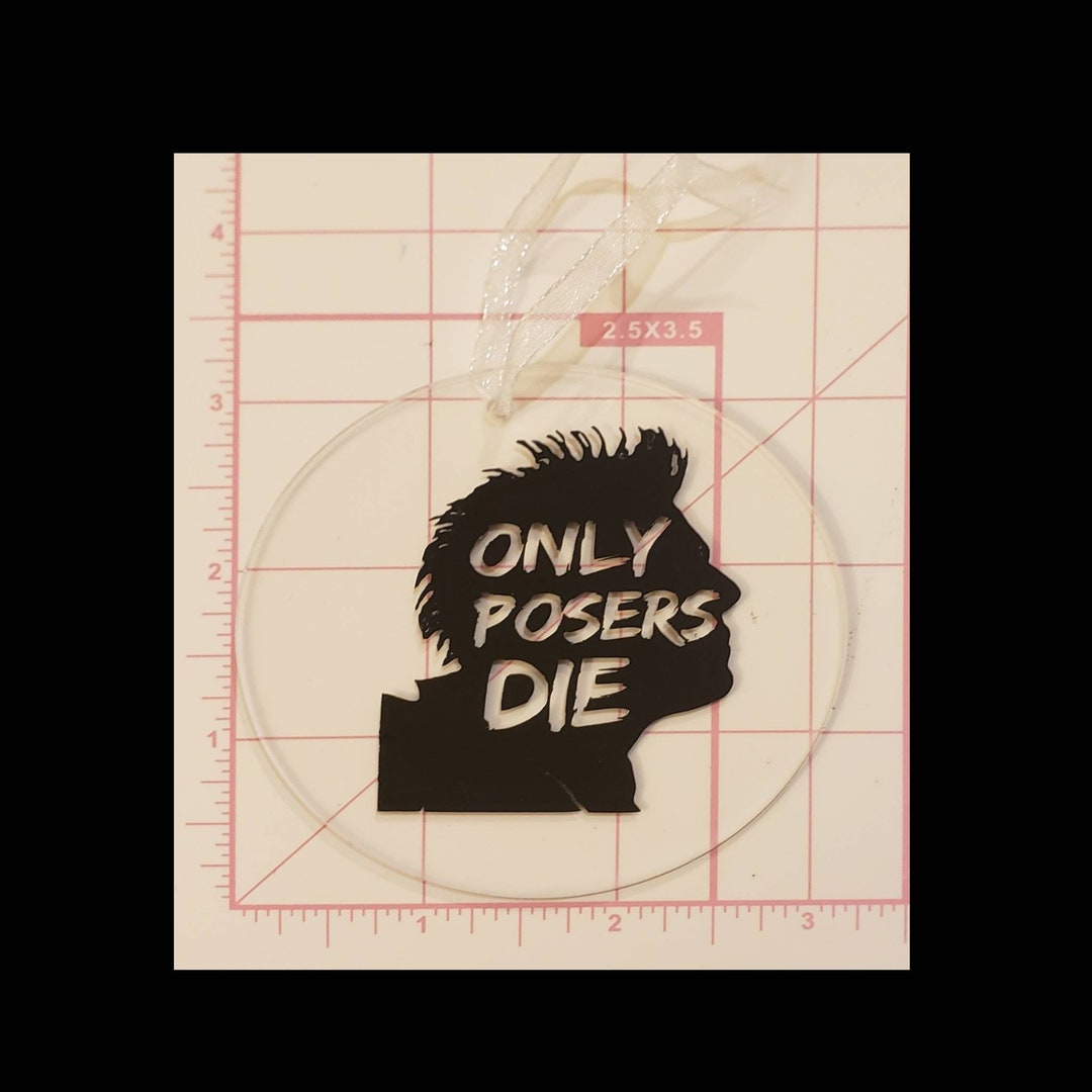 SLC Punk Heroin Bob only Posers Die Acrylic - Etsy