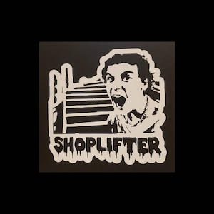Empire Records Decal SHOPLIFTER for dark surfaces