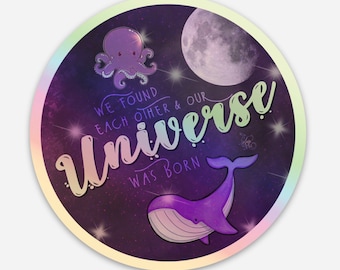 Pegatina holográfica de My Universe