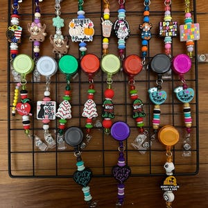 Beaded Badge Reels