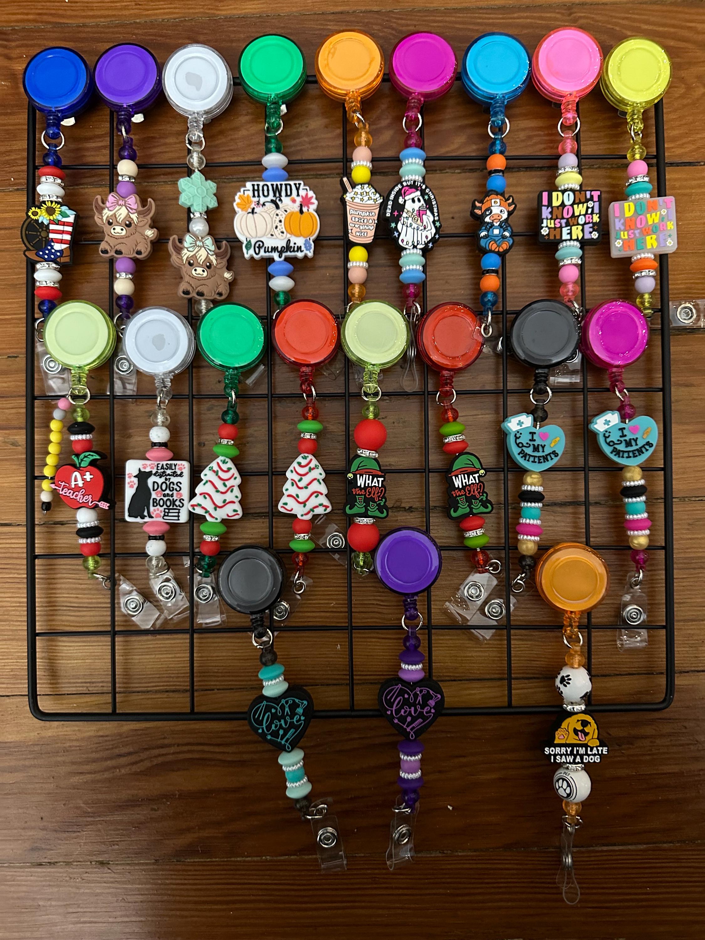 Beaded Badge Reels