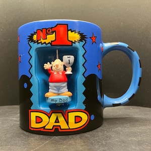 Vintage 2002 No. 1 Dad 3D Ceramic Mug The Xpressions Gift Co